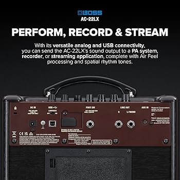 BOSS AC-22LX アコースティックアンプ ⭐︎FS-6 フットスイッチ付き BOSS AC-22LX [Acoustic Amplifier] 【新製品】 ボス ｜イケベ